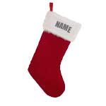 stocking with name